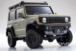 Kyosho Mini-Z Khaki Jimney Sierra MX-01 Readyset 1/27 Scale AWD 4X4 - RTR -Kyosho Store kyosho mini z khaki jimney sierra mx 01 readyset 1 27 scale awd 4x4 rtr motion rc 28489703325745