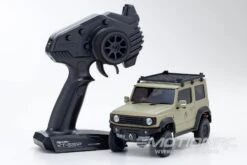 Kyosho Mini-Z Khaki Jimney Sierra MX-01 Readyset 1/27 Scale AWD 4X4 - RTR -Kyosho Store kyosho mini z khaki jimney sierra mx 01 readyset 1 27 scale awd 4x4 rtr motion rc 28489705717809