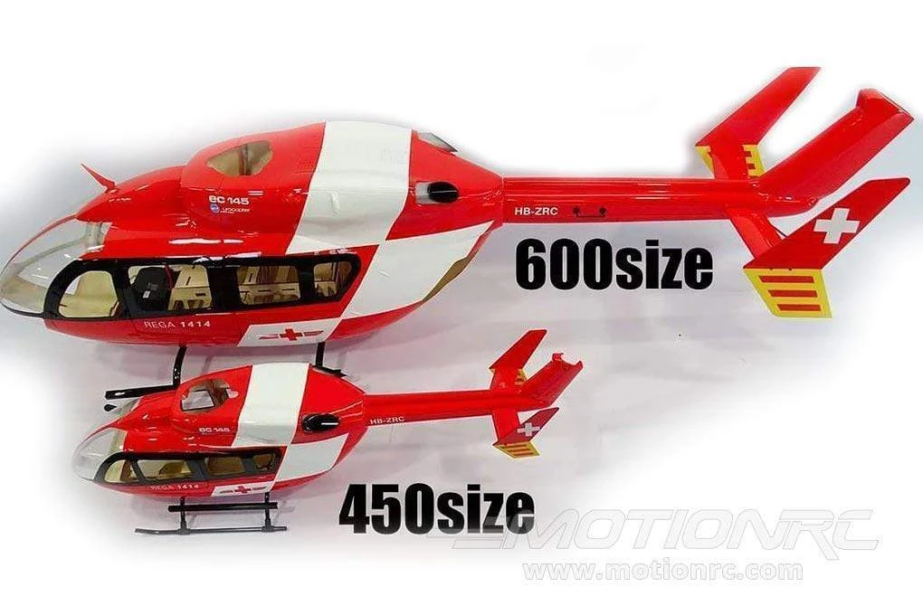 Roban EC-145 Swiss Medic Red/White 600 Size Helicopter Scale Conversion - KIT 8 Roban EC-145 Swiss Medic Red/White 600 Size Helicopter Scale Conversion - KIT - Image 6