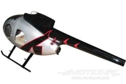 Roban MD-500E Civil Silver/Black 600 Size Helicopter Scale Conversion - KIT -Kyosho Store roban md 500e civil silver black 600 size helicopter scale conversion kit motion rc 15136652197937