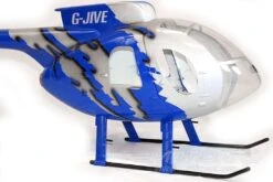 Roban MD-500E G-Jive Blue 500 Size Helicopter Scale Conversion - KIT -Kyosho Store roban md 500e g jive blue 500 size helicopter scale conversion kit motion rc 15136655671345