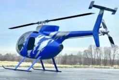Roban MD-500E G-Jive Blue 600 Size Helicopter Scale Conversion - KIT -Kyosho Store roban md 500e g jive blue 600 size helicopter scale conversion kit motion rc 15136657408049