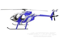 Roban MD-500E G-Jive Blue 700 Size Helicopter Scale Conversion - KIT -Kyosho Store roban md 500e g jive blue 700 size helicopter scale conversion kit motion rc 15136658456625