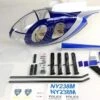 Roban MD-500E Police Blue 600 Size Helicopter Scale Conversion - KIT -Kyosho Store roban md 500e police blue 600 size helicopter scale conversion kit motion rc 15139793633329