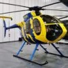 Roban MD-500E Yellow And Blue 800 Size Scale Helicopter - ARF -Kyosho Store roban md 500e yellow and blue 800 size scale helicopter arf motion rc 15136700399665