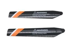 RotorScale 120 Size C129 Firefox Main Blade Set - Orange