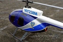 RotorScale MD500E Police Blue 450 Size Helicopter - PNP -Kyosho Store rotorscale md500e police blue 450 size helicopter pnp motion rc 14706995134513