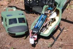 RotorScale UH-1A Huey Medic Green 450 Size Helicopter - PNP -Kyosho Store rotorscale uh 1a huey medic green 450 size helicopter pnp motion rc 14706993299505