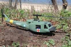 RotorScale UH-1A Huey Medic Green 450 Size Helicopter - PNP -Kyosho Store rotorscale uh 1a huey medic green 450 size helicopter pnp motion rc 14706993332273