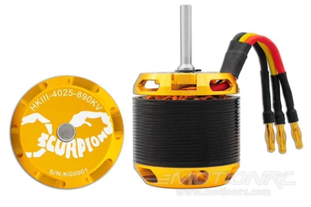 Scorpion HKIII 4025-890Kv Brushless Motor 4 Scorpion HKIII 4025-890Kv Brushless Motor - Image 2