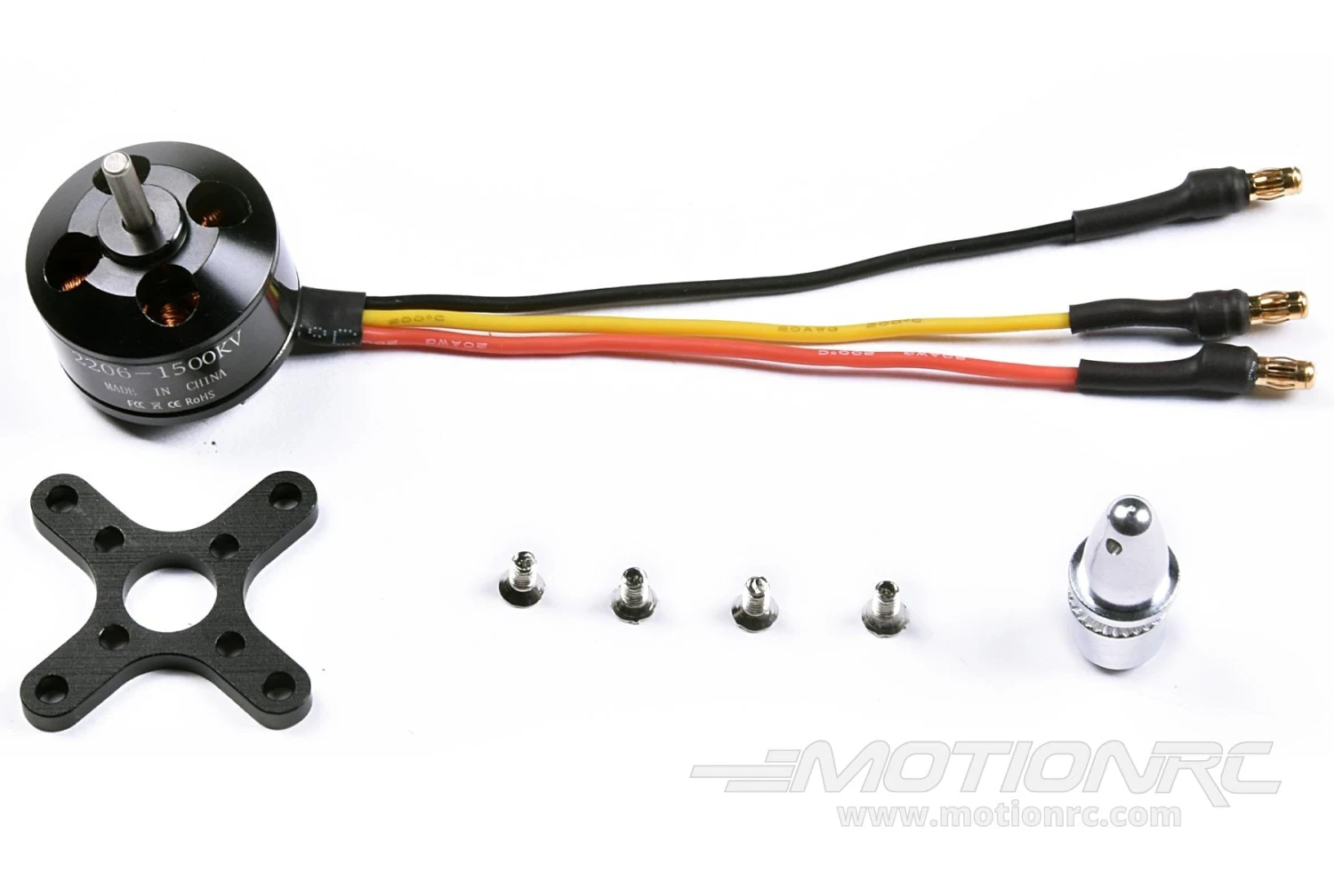 Skynetic AT2206-1500Kv Brushless Outrunner Motor V2 4 Skynetic AT2206-1500Kv Brushless Outrunner Motor V2 - Image 2