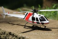 XK K123 Red And White 120 Size Gyro Stabilized Helicopter - FTR -Kyosho Store xk k123 red and white with gyro 244mm 9 6 rotor diameter ftr motion rc 3736895979569