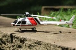 XK K123 Red And White 120 Size Gyro Stabilized Helicopter - FTR
