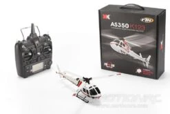 XK K123 Red And White 120 Size Gyro Stabilized Helicopter - RTF -Kyosho Store xk k123 red and white with gyro 244mm 9 6 rotor diameter rtf motion rc 2605621411889