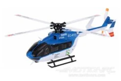 XK K124 Blue 120 Size Gyro Stabilized Helicopter - RTF -Kyosho Store xk k124 blue with gyro 250mm 9 8 rotor diameter rtf motion rc 2605663453233