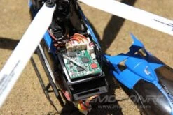 XK K124 Blue 120 Size Gyro Stabilized Helicopter - RTF -Kyosho Store xk k124 blue with gyro 250mm 9 8 rotor diameter rtf motion rc 3737189908529