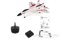 XK A100-W SU-27 White With Gyro 340mm (13.3") Wingspan - RTF -Kyosho Store xk model a100 w su 27 white with gyro 340mm 13 3 wingspan rtf motion rc 27949927432241