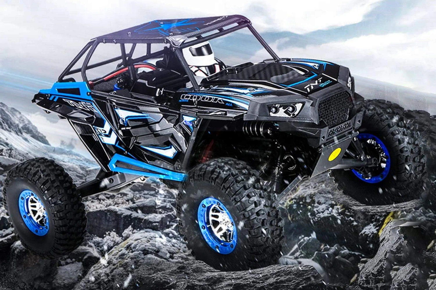 XK Rock Racer Blue 1/10 Scale 4WD Buggy - RTR 3 XK Rock Racer Blue 1/10 Scale 4WD Buggy - RTR